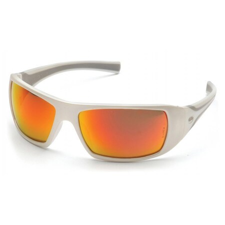 Pyramex - Goliath - White Frame/Sky Red Mirror Lens SW5655D